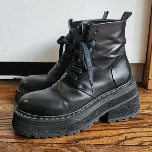 Marsell Carretta Black Leather Boots